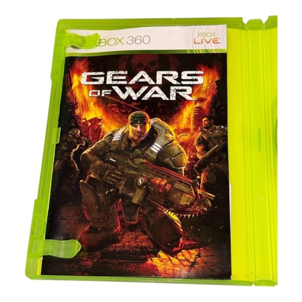 Gears of War Xbox 360 Video Game Complete Manual Tested Microsoft Epic Games - Picture 7 of 10